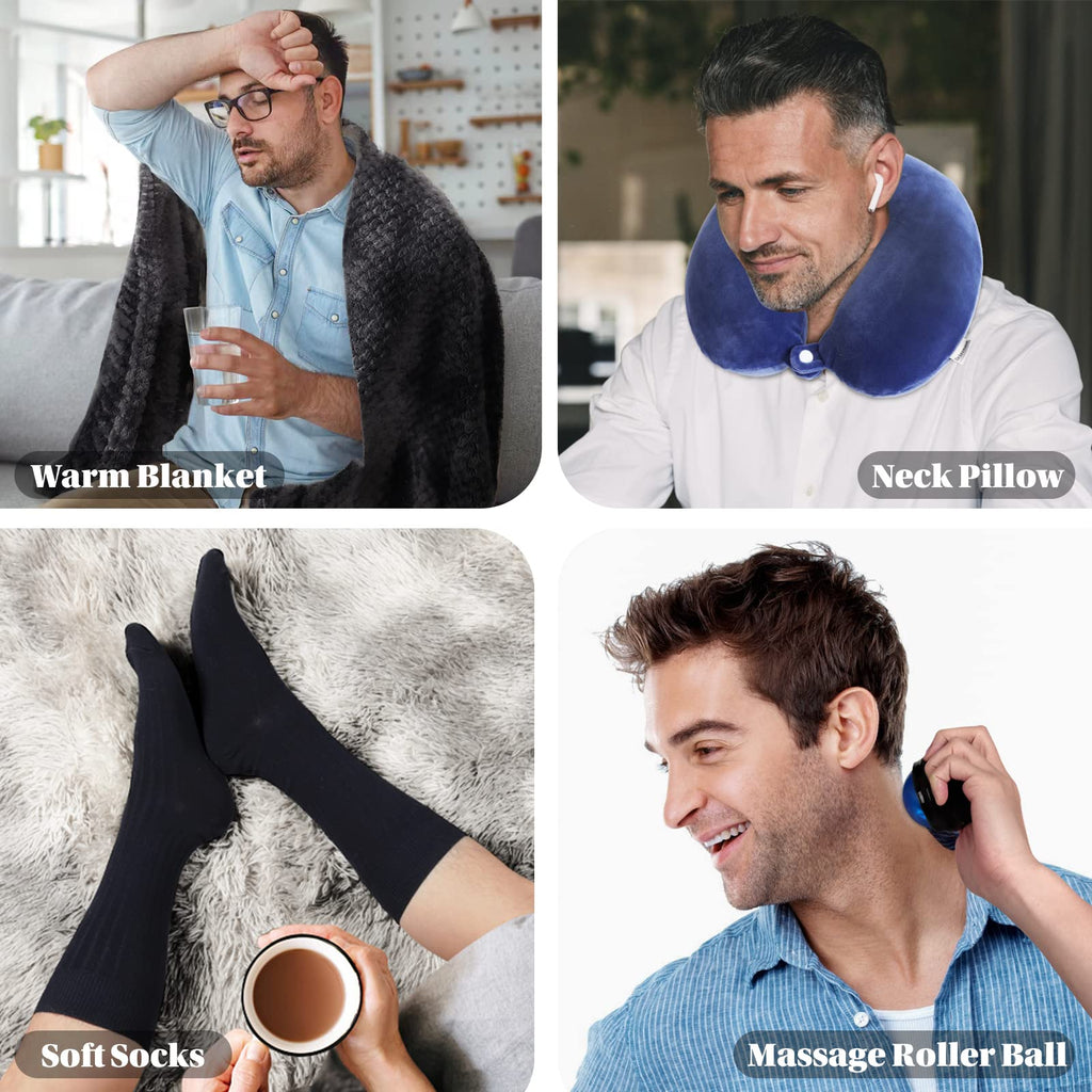 UNBOXMENT Care Package for Men, Get Well Soon Gifts, Feel Better After Surgery Recover Gift Basket, Cancer Chemo Encouragement Thinking of You
