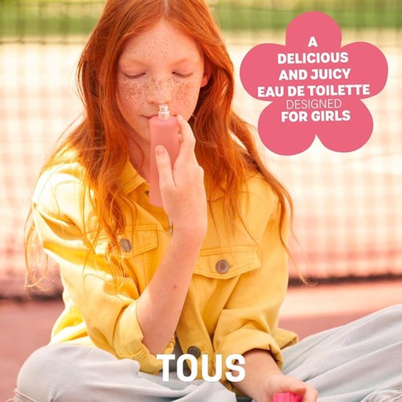 TOUS Eau de Toilette for Kids - Gentle Formula for Sensitive Skin | Ideal for Daily Use, 3.4 Fl Oz