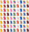 Skiennix Mini 3D Printed Dragon Figurines - 100pcs Tiny Plastic Animals for Fairy Garden Decor