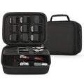 MOSLA Hard Barber Accessories Case for Hair Clippers, Mens Hair Cutting Barber Supplies Holder Organizer Storage Bag for Hair Cutting, Guard Grooming Kit (Nylon Black)