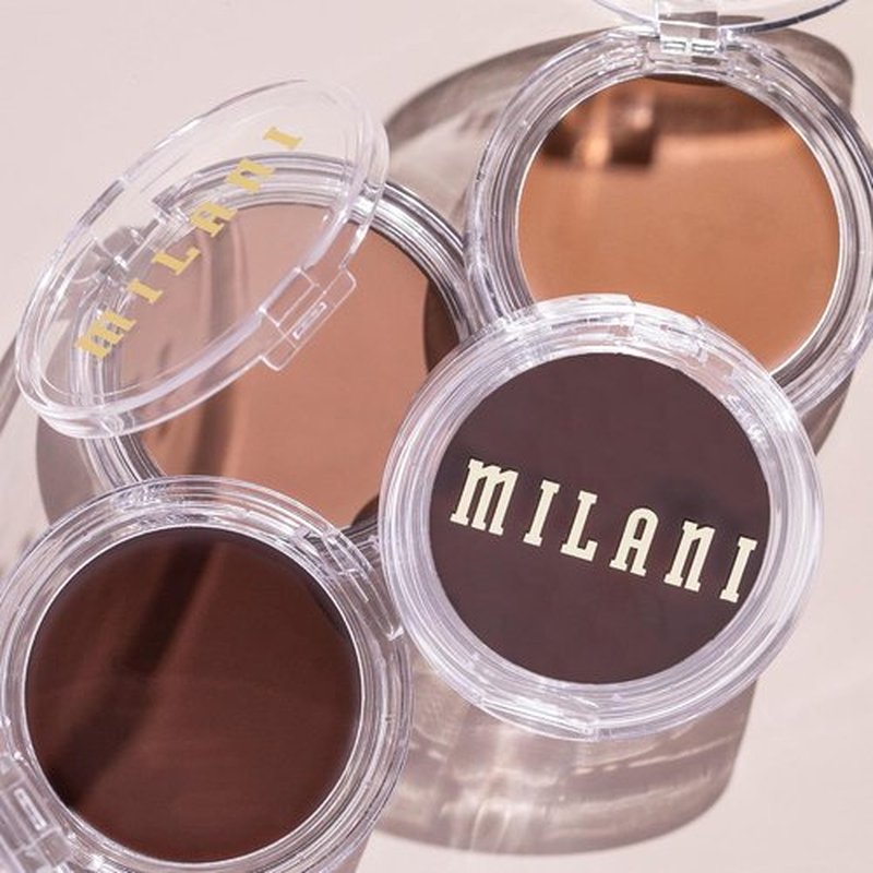 Milani Cheek Kiss Cream Bronzer - Hey Honey | Vegan, Lightweight Glow & Soft Matte Finish, 110