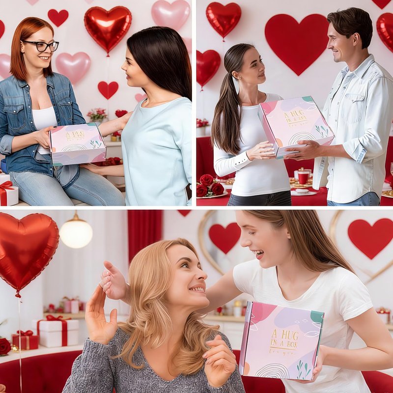 Valentines Day Spa Gifts Care Package for Women, Galentines Spa Gift Baskets for Woman, Get Well Gifts for Women After Surgery, Womens Self Care Thinking of You Gift, Relaxation Bath Sets for Woman