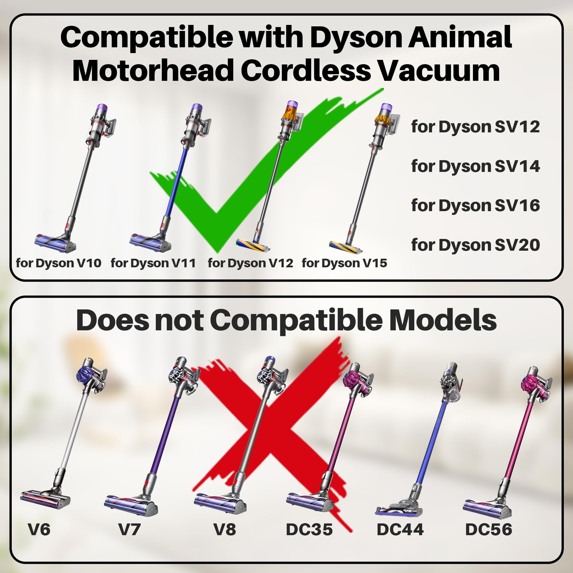 Power Replacement for Dyson V10 V11 V12 Absolute Animal Motorhead Vacuum