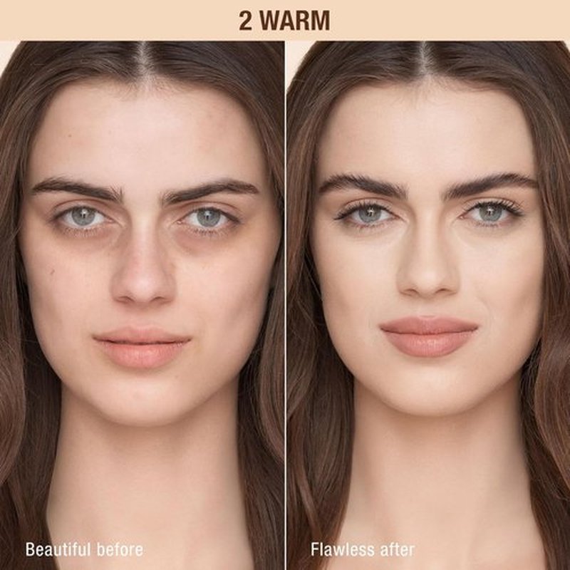 Charlotte Tilbury Airbrush Flawless Matte Foundation - Full Coverage Liquid Makeup for Natural-Matte Finish - Waterproof & Transfer Resistant