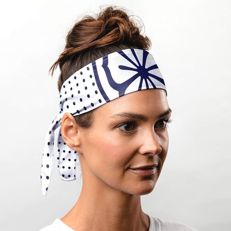 Suddora Daniel-San Lotus Headband - Lightweight, Breathable Tie Style for Karate, Running & Cosplay