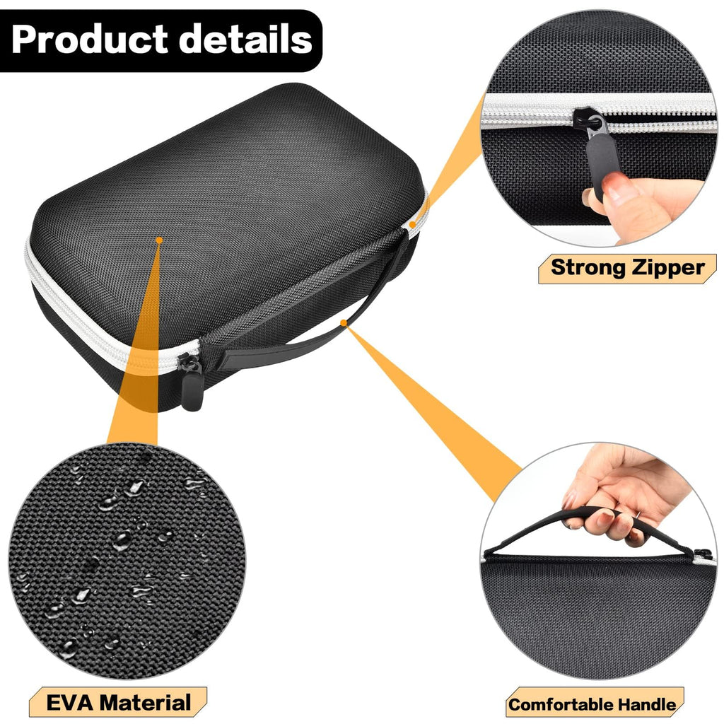Grapsa Case Compatible with Novah for Ufree for KIKIDO for GLAKER for FADEKING for GSKY for Romanda Professional Hair Clippers, Beard Trimmer Grooming Storage Holder for Hair Trimmers Set (Box Only)