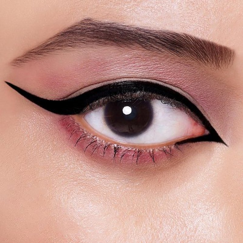 Colorbar All-Matte Eye Liner - Precision Liquid Eyeliner with Innovative Applicator - Quick-Drying, High-Pigment - 001 Matte Black - 0.08 oz
