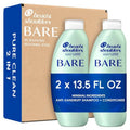 Head & Shoulders Anti-Dandruff Shampoo and Conditioner, BARE Pure Clean 2-in-1 Twin Pack, 1% Pyrithione Zinc, Scalp Care, Sulfate-Free, Silicone-Free, 13.5 fl oz Each