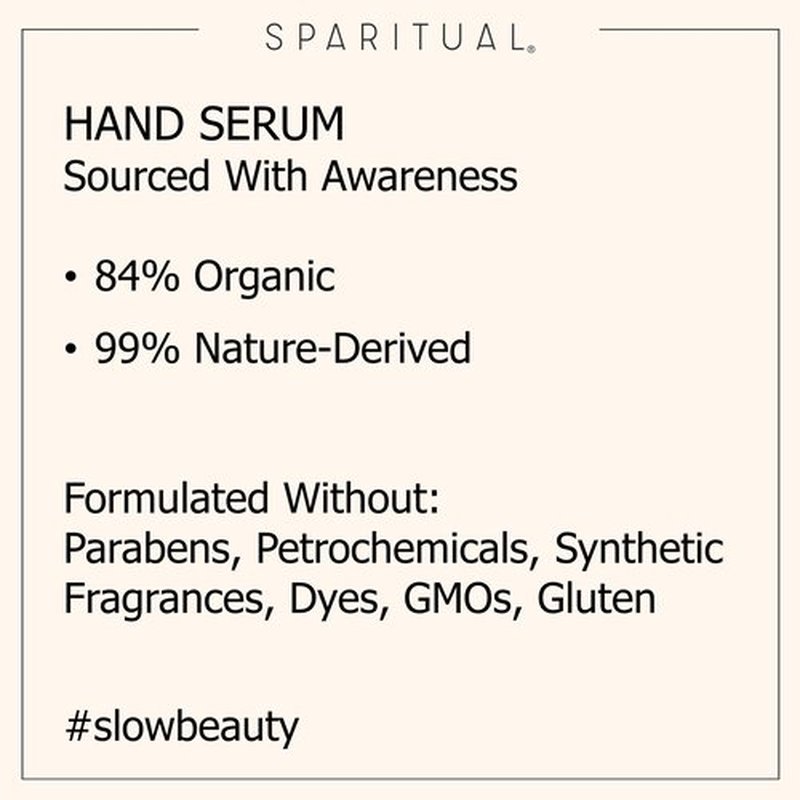 SPARITUAL Citrus Cardamom Vegan Hand Serum | 1oz