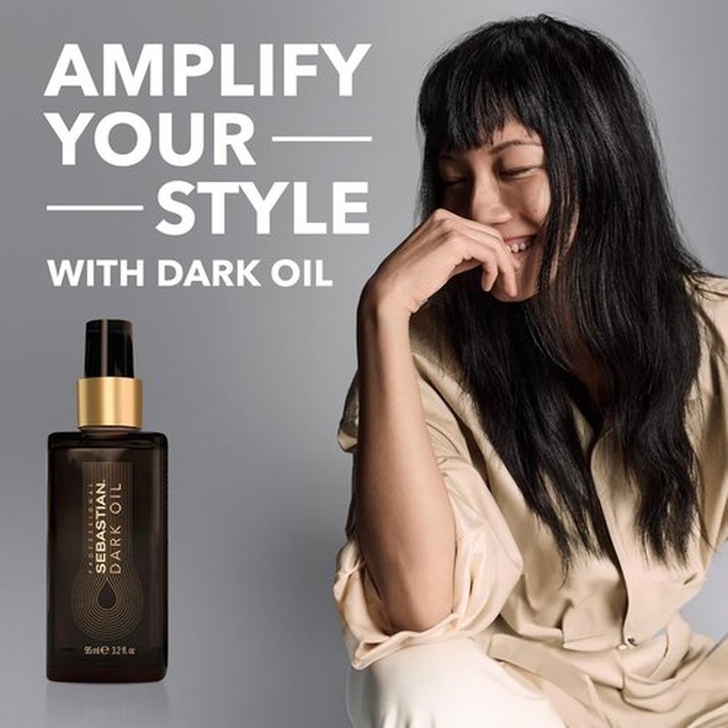 Sebastian Professional Hair Styling Oil & Texturizer Set | Lightweight Dark Oil & Flexible Fiber, 3.2 oz + 1.5 oz