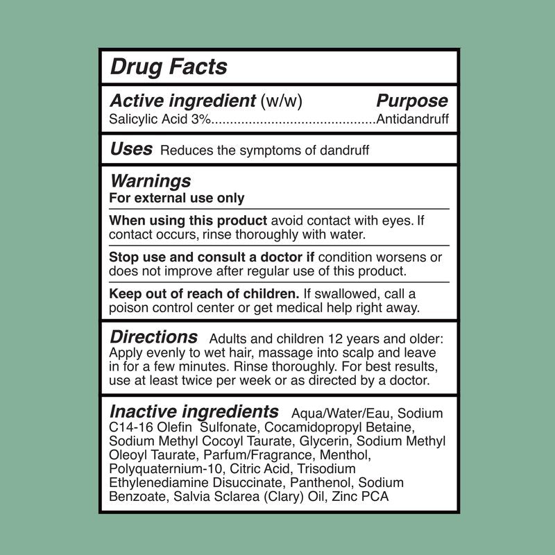 VERB® Dandruff Shampoo - for Gentle Cleansing and Clinical Strength Dandruff Relief with 3% Salicylic Acid, 8 oz