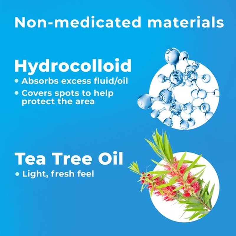 PatchRx Pimple Patches for Face (240 Patches), Hydrocolloid Acne Patches with Tea Tree Oil, Pimple Stickers - Acne Pimple Patches For Face - Zit Patches