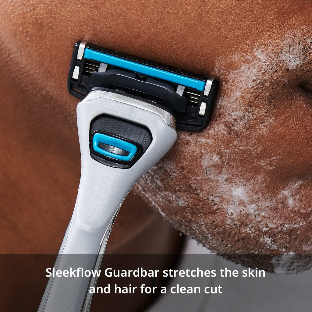 Dorco Pace 4 Pro - Four Blade Razor Shaving System - 2 Replacement Handles (Handles Only)