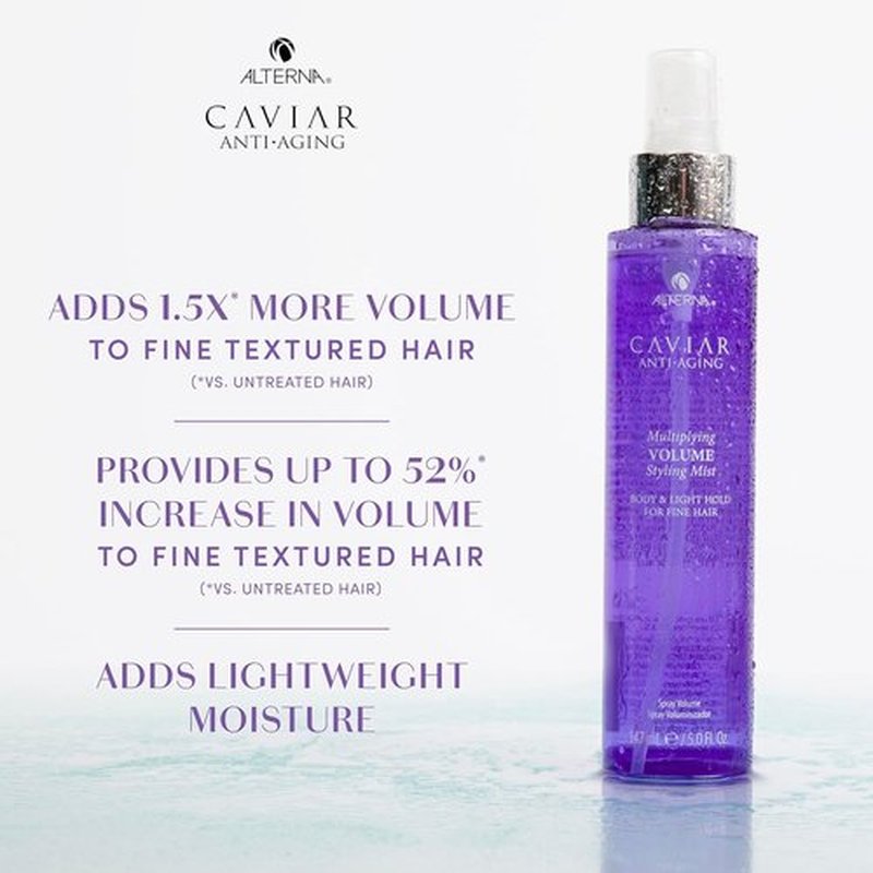 Alterna Caviar Anti-Aging Volume Styling Mist - Light Hold, Sulfate-Free Formula for Fine Hair | 5 Ounce