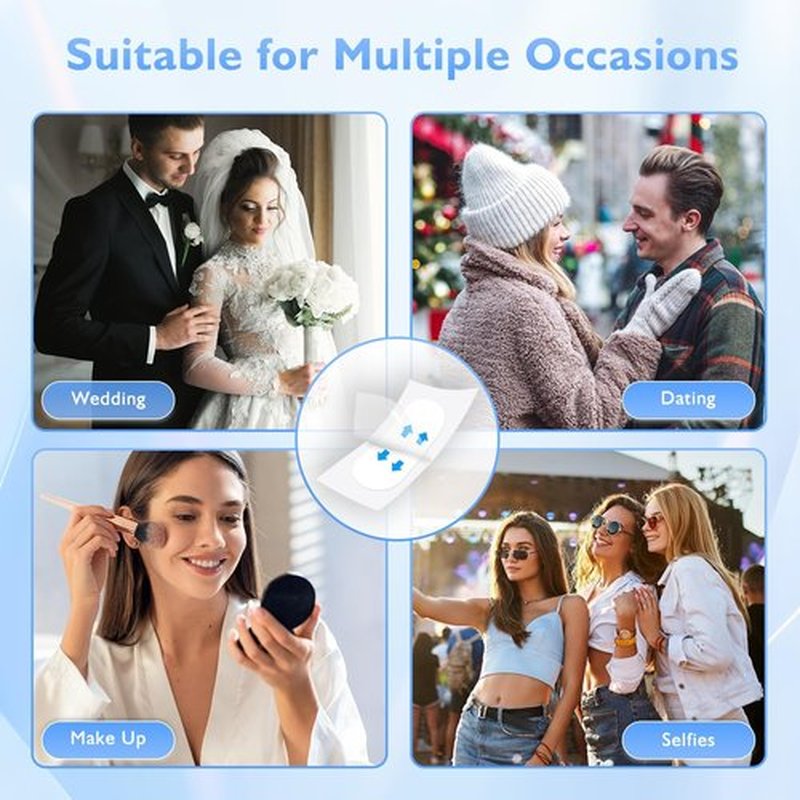 NBF Face Tape Lifting Invisible, Face Lift Tape Invisible for Sagging Skin, Instant Facelift Tapes for Women, Neck, Jowls Lifts Sagging Skin, Concealed Makeup Tape, Visible Results in Seconds-3GQ
