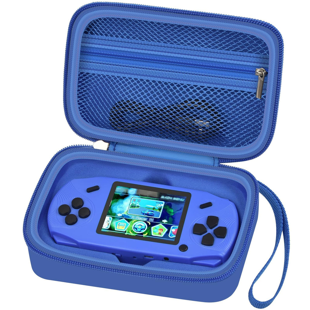 casmilee Travel Carrying Case Compatible with Beijue/for WELLST·G 16 Bit Handheld Games, Kids Video Games Storage Holder, Portable Electronic Game Player Organizer for Console Accessories - Box Only