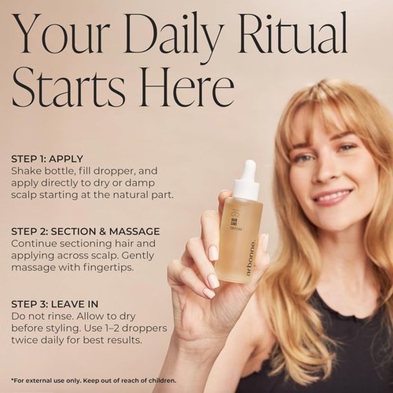 Arbonne HairCare Scalp Elixir - Lightweight Daily Hydrating Serum for Healthy Scalp - 1.6 fl oz