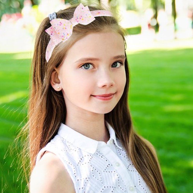 BoAn 8 Pack Girls Headbands, Multicolor, Non-slip, Glitter, Heart, Rainbow, Butterfly, Star, Toddlers, Children, Hair Accessories