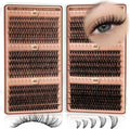 3 Pcs DIY Eyelash Applicator Tool Stainless Steel Cluster Lash Tweezers Eyelash Tweezers Application and Removal False Eyelash Applicator with Eyelash Brushes Strong Grip Lash Tools Rose Gold