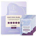 Foot Peel Mask, 5 Pack - For Dry, Cracked, and Calloused Feet - Lavender Scent - With Plant Extract for Baby Soft Feet - Home Spa Treatment