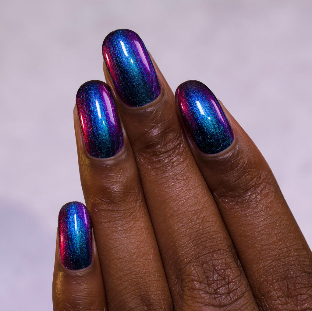 ILNP Birefringence - Blue, Purple, Red, Green, Yellow, Orange Ultra Chrome Color Shifting Nail Polish