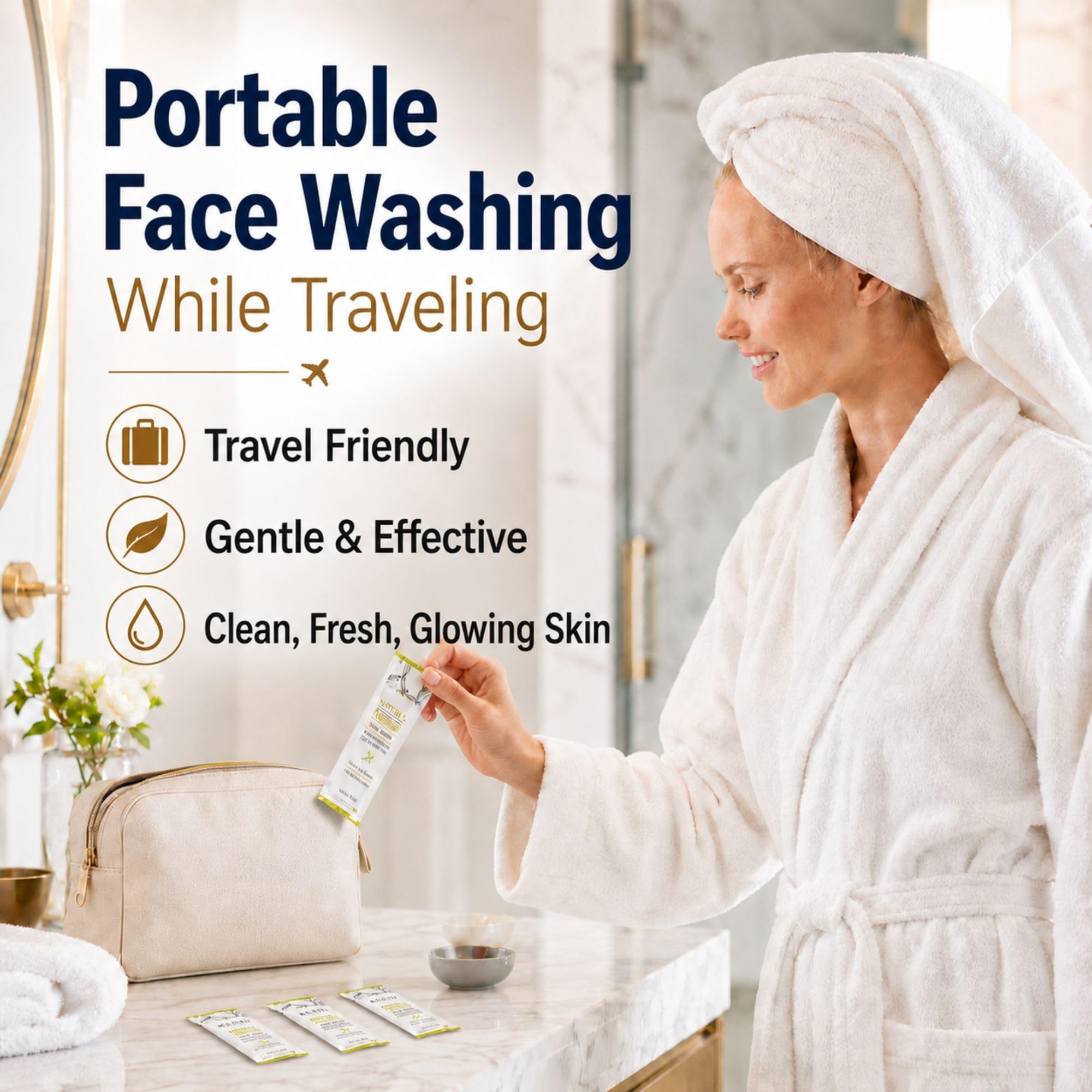 KITAO Exfoliating Enzyme Powder Face Wash for Women 30 Count, Foam Face Wash Powder Travel Size with ECOCERT Certified Matcha, Chia, Quinoa Seed& Ceramides, Foaming Facial Cleanser for Men from Japan