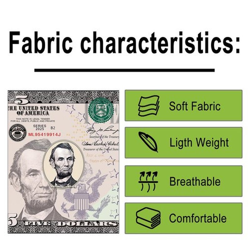 Barber Capes for Men, Hair Cutting Cape with Copper Snaps, Salon Cape for Stylist, Waterproof Large Hairdressing Gown- 63”× 56”, 5 Dollars Pattern
