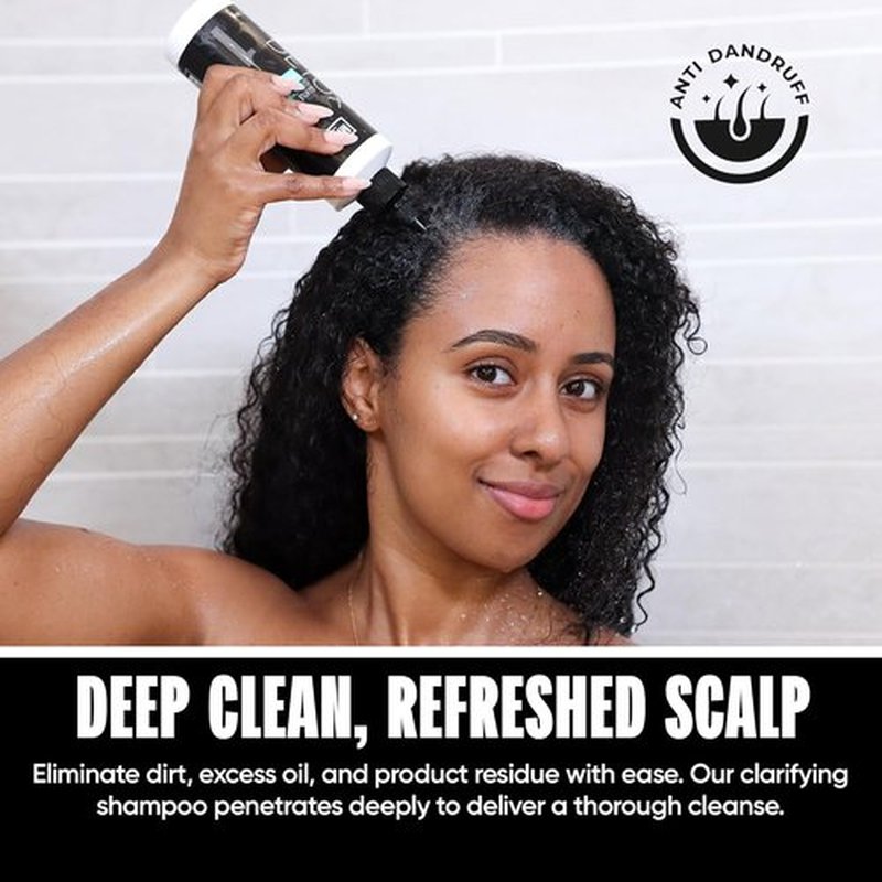 Miche Beauty Detox Shampoo - Sulfate-Free Anti-Dandruff Cleanser for All Hair Types | 8oz Moisturizing Formula