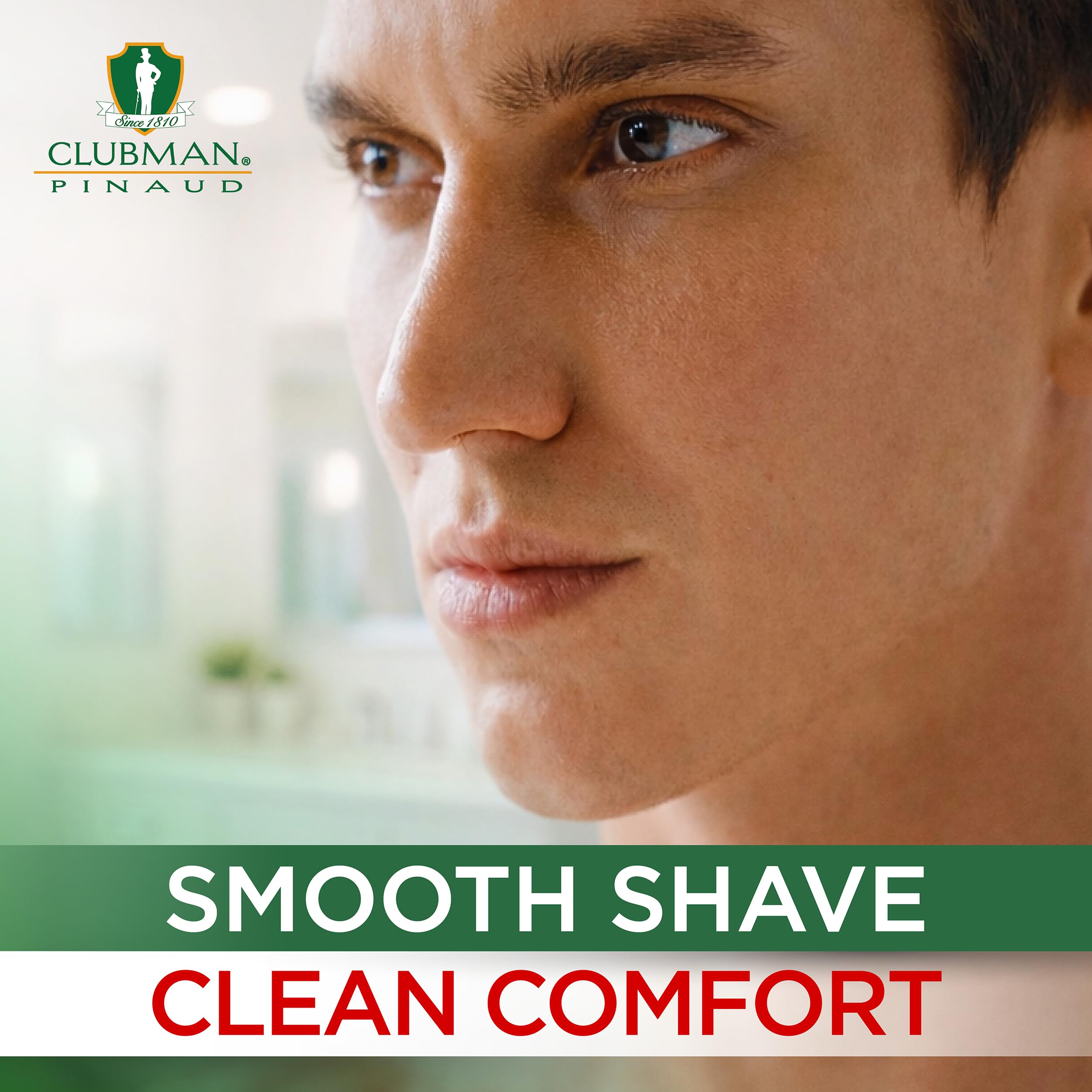 Clubman Shave Cream – Moisturizing & Exfoliating Shaving Cream for Men, Sensitive Skin, Barbershop Grooming, 8 oz