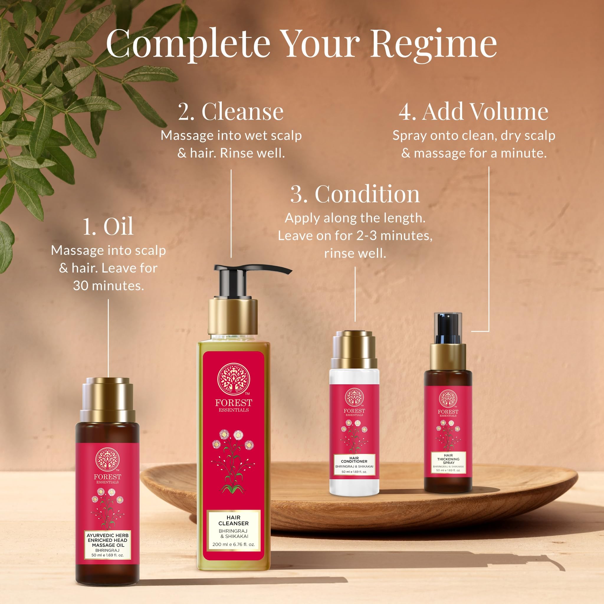 Forest Essentials Hair Cleanser, Bhringraj and Shikakai, 200ml