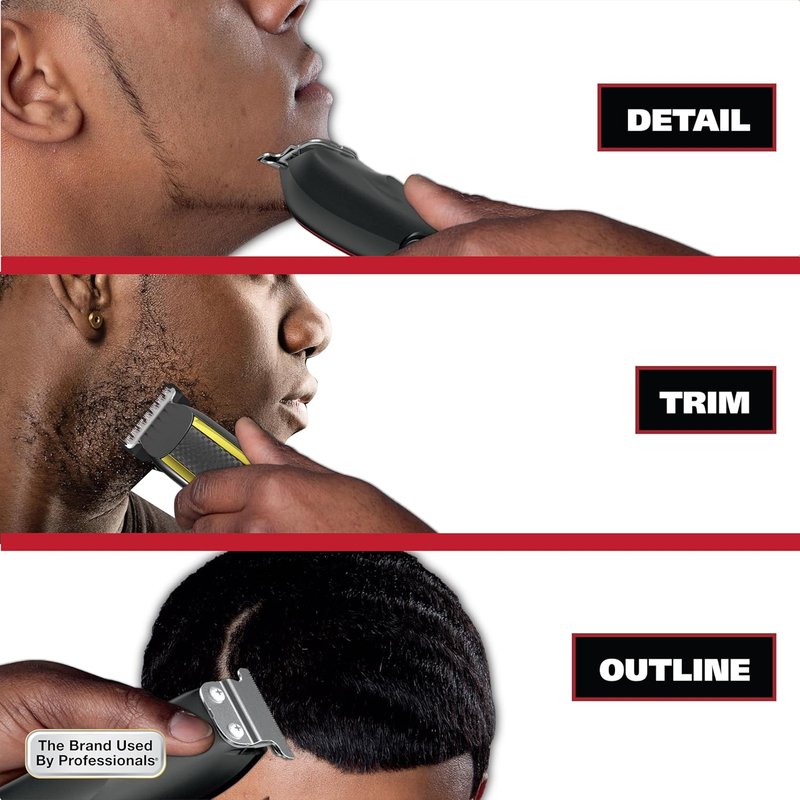 Wahl Edge Pro Beard Trimmer - Bump Free Corded Grooming Kit for Men | Perfect for Edging Beards & Mustaches