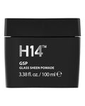 H14 Glass Sheen Pomade for Men 100 mL – Water-Based High Shine Hair Styling Product with Flexible Hold – Lightweight Paste for Texture, Slick Styles & Smooth Finish – Made in Europe