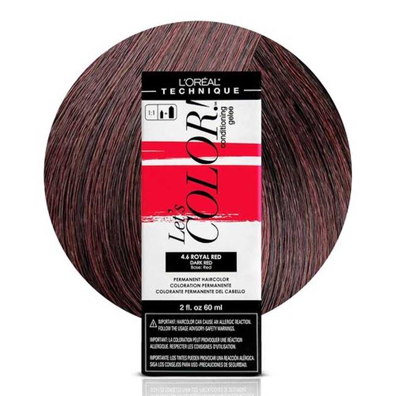 L'Oréal Technique Let's Color! Permanent Hair Color - High Impact Conditioning Gelee, Multi-Dimensional Formula