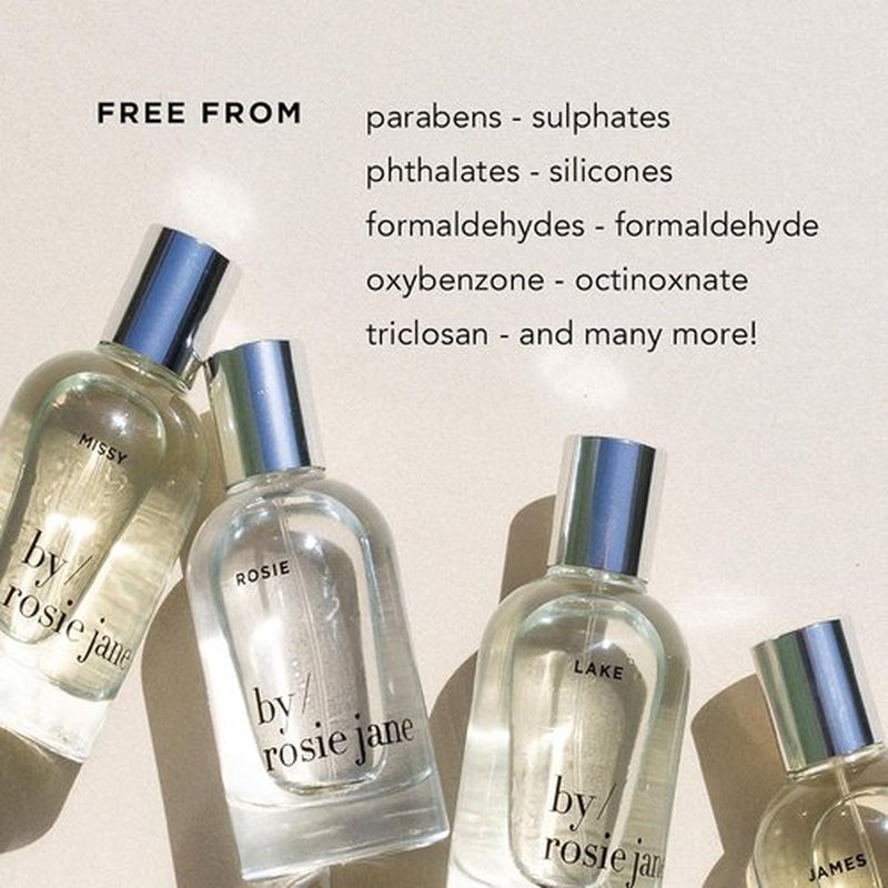 By Rosie Jane Eau De Parfum Spray - Dulce Clean Perfume for Women | Non-Toxic Body Mist with Vanilla & Brown Sugar (50ml)