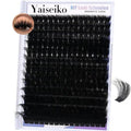 Lash Clusters 300D Thick Long 12-25mm Volume Cluster Eyelash Extensions 224Pcs Wispy Individual Lashes D Curl Waterproof Eyelash Clusters Soft False Eyelashes DIY at Home, by Yaiseiko