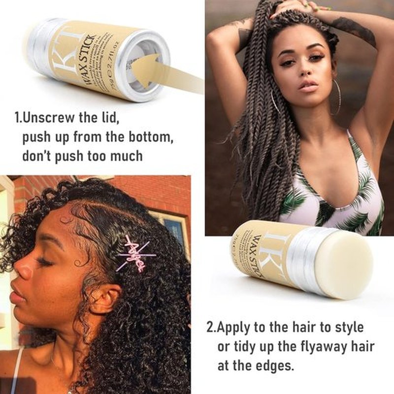 SOVONCARE Hair Wax Stick - Lightweight Non-Greasy Flyaway Control for Women & Kids | 2.7Oz