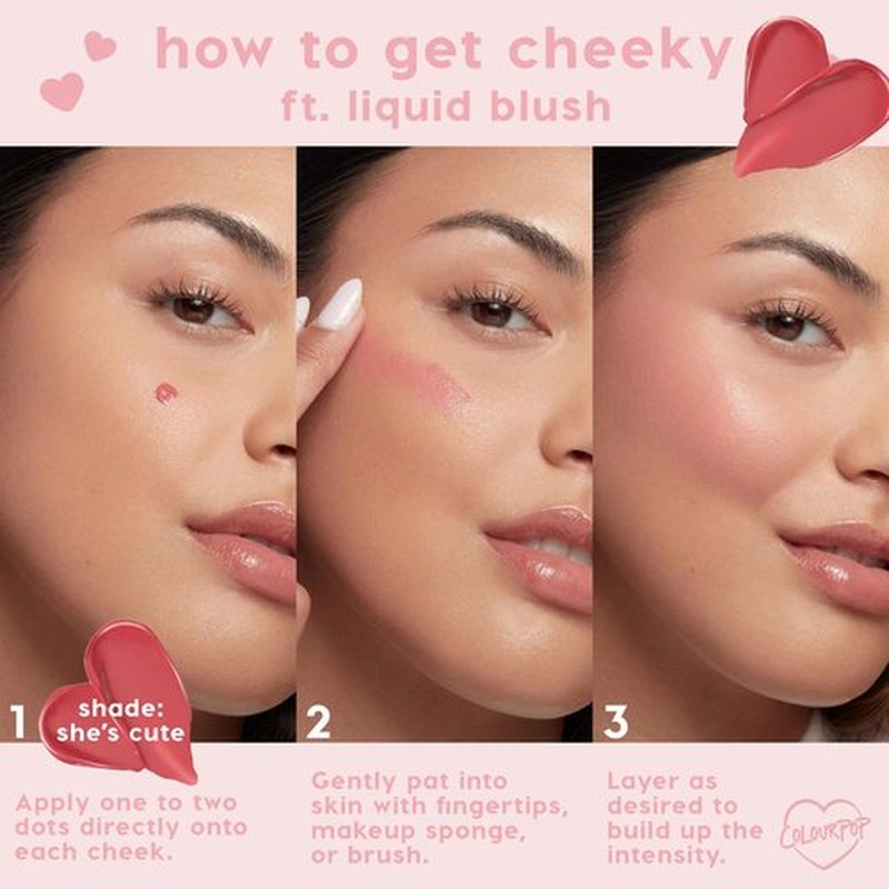 ColourPop Weightless Liquid Blush - Hydrating, Liquid Blush for Cheeks - Glowy Summer Makeup with Hyaluronic Acid for a Healthy Glow - Designed with a Doe Foot Applicator - Super Shy (0.30 oz)