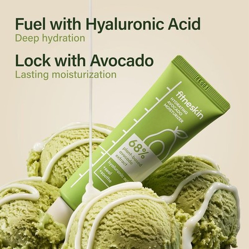 Skiennix Hydrating Avocado Moisturizer - Creamy-Soft Barrier Hydration with Hyaluronic Acid | 1.7 Fl Oz (50ml)