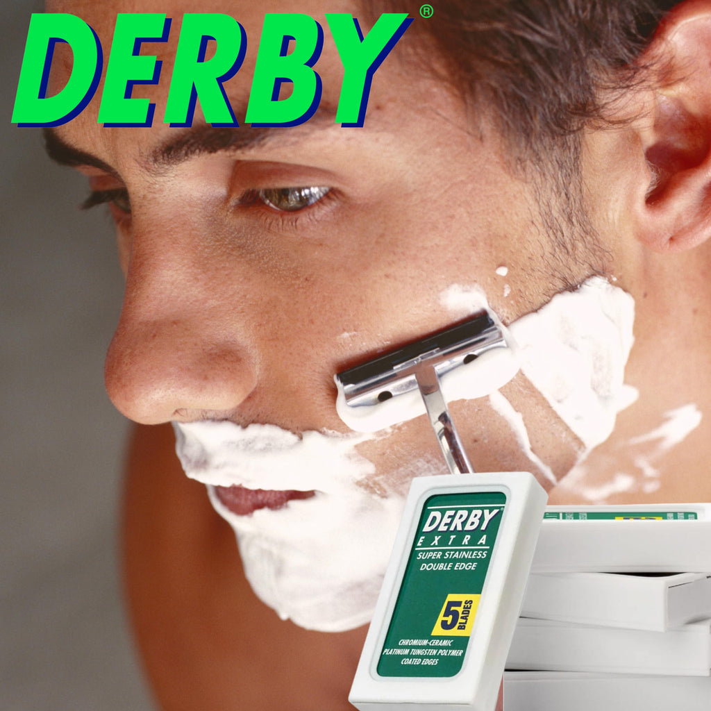 400 "Derby Extra Professional" Double Edge Razor Blades for straight razor (400)
