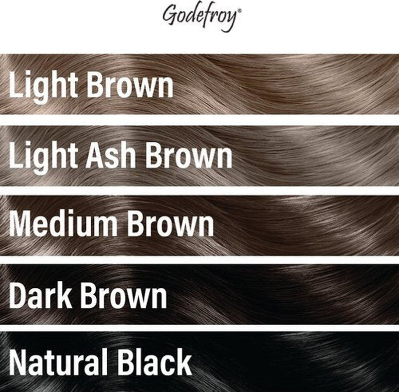Godefroy Hair Color Tint Kit for 100% Gray Coverage, Light Ash Brown, 20 Applications, Long-Lasting Root Touch-Up for Men & Women, Pre-Measured Capsules, No Waste, DIY Salon-Quality Results at Home