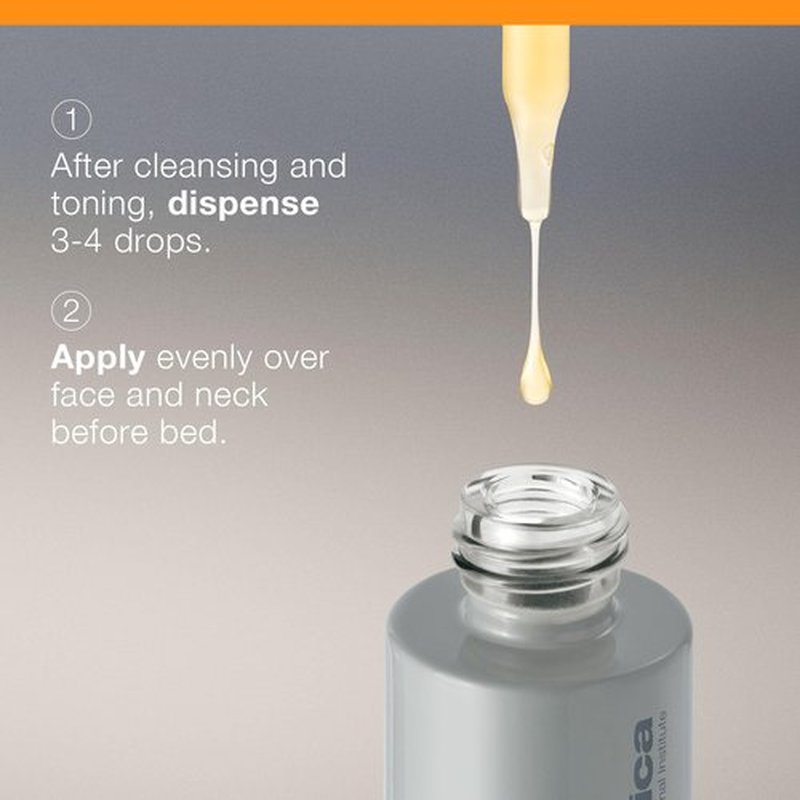 Dermalogica BioLumin-C Night Restore Vitamin C Serum for face, Overnight Skin Hydration and Barrier Repair Serum, 0.85 fl oz
