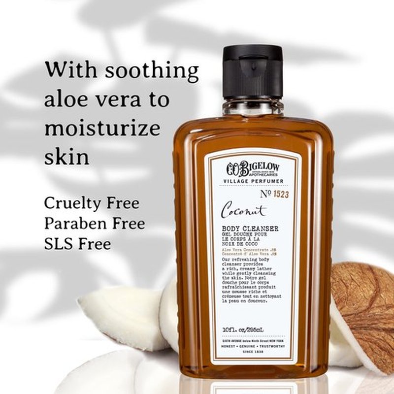 C.O. Bigelow Coconut Apothecary Duo Skin Care Gift Set, Body Wash & Body Lotion, Liquid Soap & Moisturizing Lotion, Set of 2, 10 Fl Oz