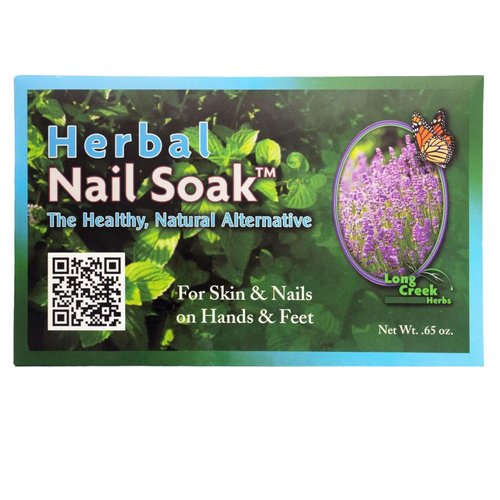 Long Creek Herbs Nail Soak - 100 Percent Natural Hand and Foot Soak - Strengthens Nails and Softens Skin - Relieves Dryness and Cracked Heels