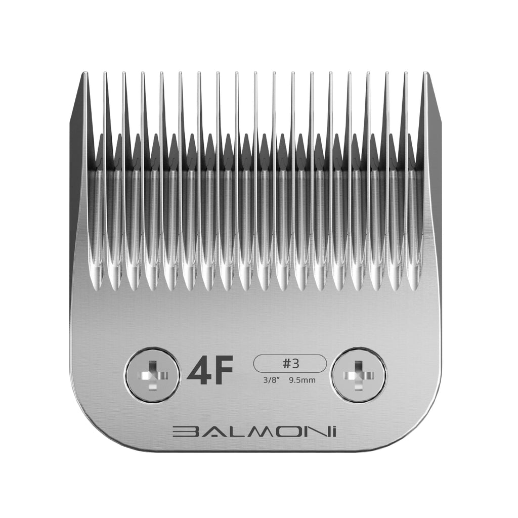 BALMONI Professional A5 Blades – Powder Metallurgy + Titanium-Ceramic, Low-Heat High-Precision – Fits Wahl, Andis, Oster, Heiniger A5 Clippers, Parent (#4F 9.5mm-3/8)