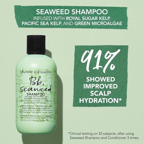 Bumble and bumble. Seaweed Hydrating Shampoo - Gently Cleanses & Hydrates | Sulfate-Free | For All Hair Types