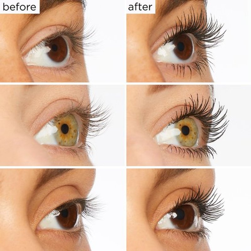 tarte lights, camera, lashes 4-in-1 mascara – Volume, Length, Curl & Conditioning for Fuller-Looking Lashes, Smudge-Proof, Flake-Free, Longwear, Vegan & Cruelty-Free, travel size, black