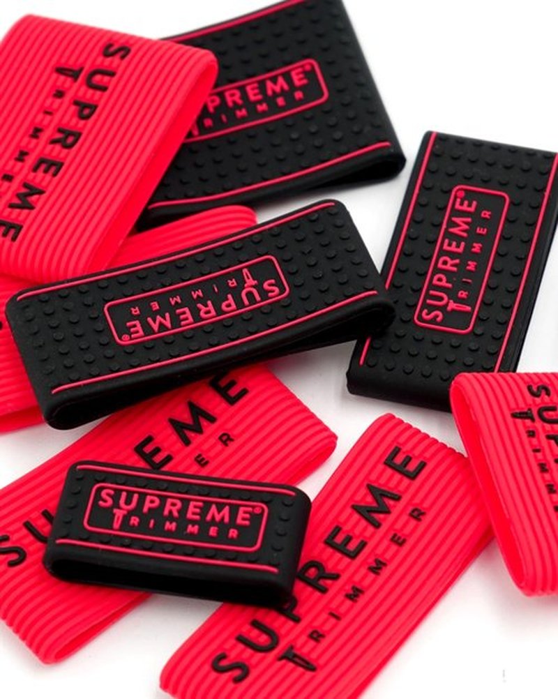 Supreme Trimmer SGR55 Professional Barber Grippers | 5 Piece Non-Slip Clipper Grips, Barber Sleeve for Hair Clipper | Black