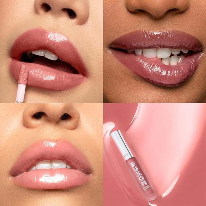 Buxom Plump Shot Lip Serum - Peptide-Infused Lip Plumping Gloss with Hyaluronic Acid & Oils