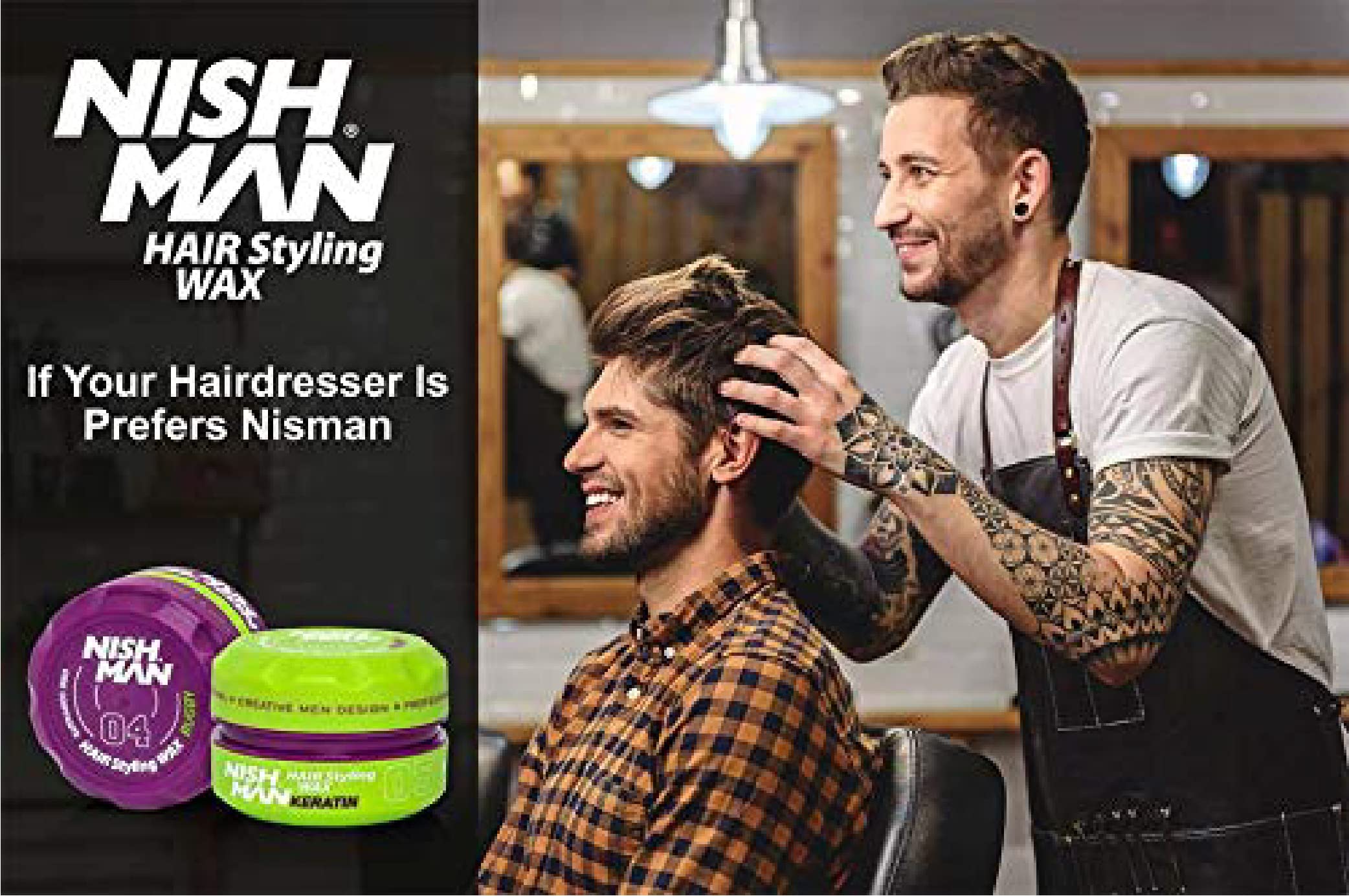 Nishman Hair Styling Wax Rugby 04 150 ml
