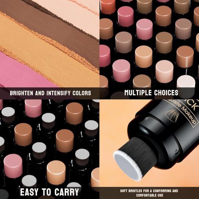 MAEPEOR Contour Stick - Blendable Matte Cream for Smooth Face Shaping | Waterproof, Long-Lasting (Color 07)